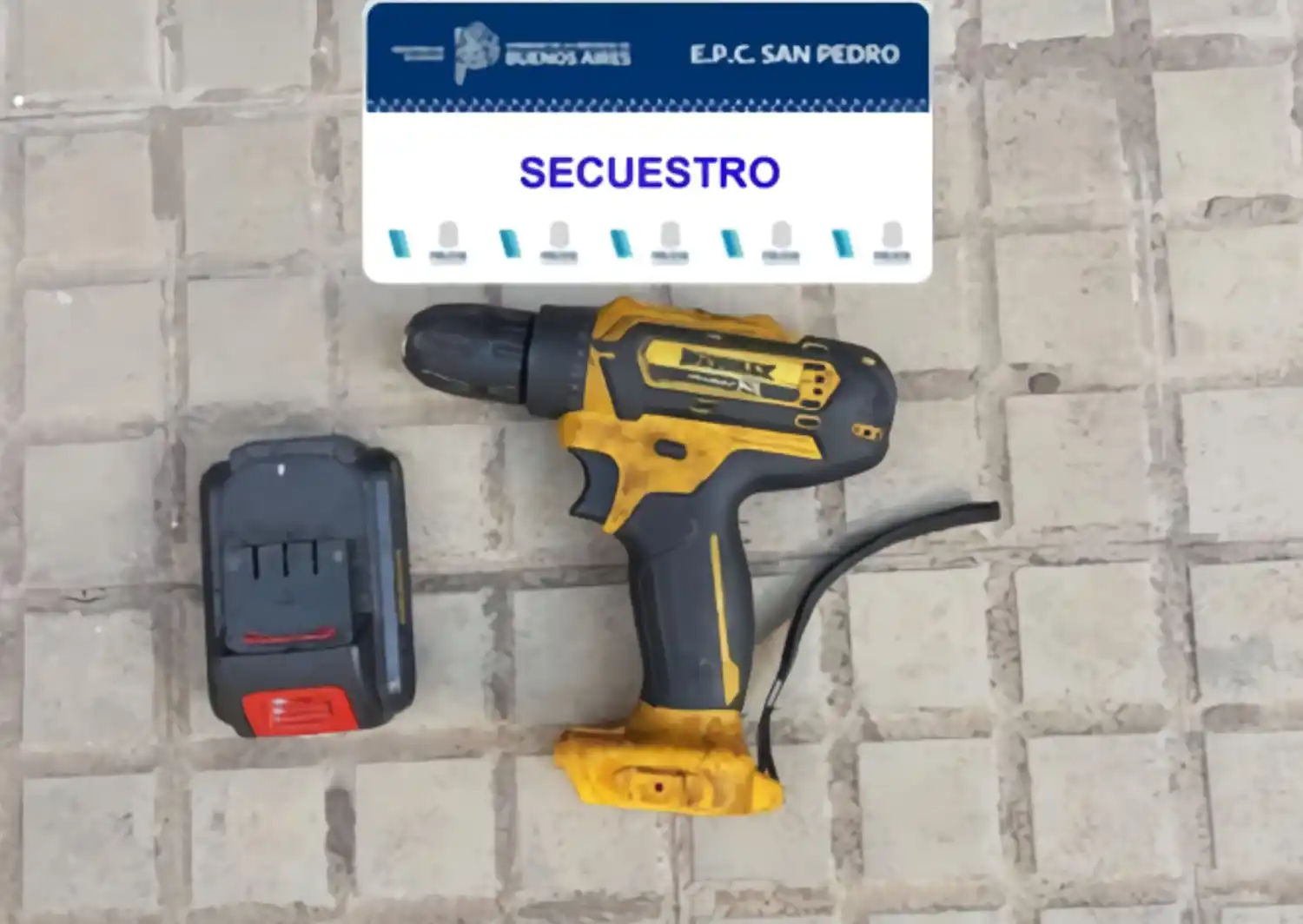 Taladro secuestrado