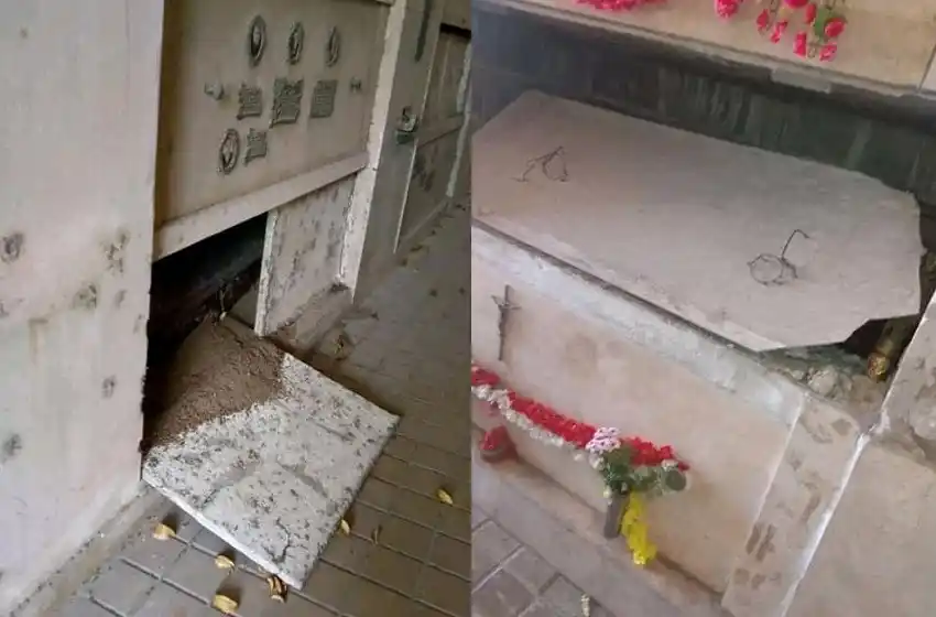 Nichos abiertos, agua estancada y pastizales: el preocupante estado del Cementerio La Piedad ante el brote de dengue