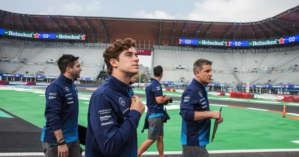 Franco Colapinto largará 16. Gran Premio de México de la Fórmula 1