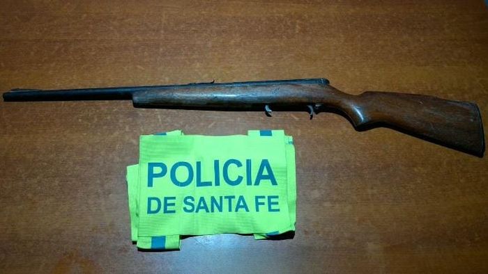 Fusil secuestrado