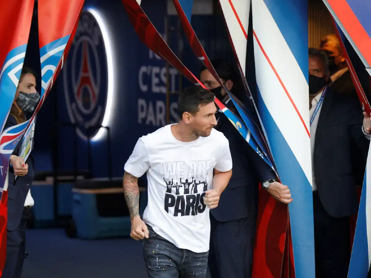 Messi pisó el Parque de los Príncipes 