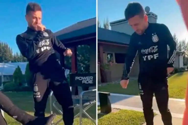 ¿Qué esperás, Marcelo? El baile del Papu Gómez en plena concentración de la Selección