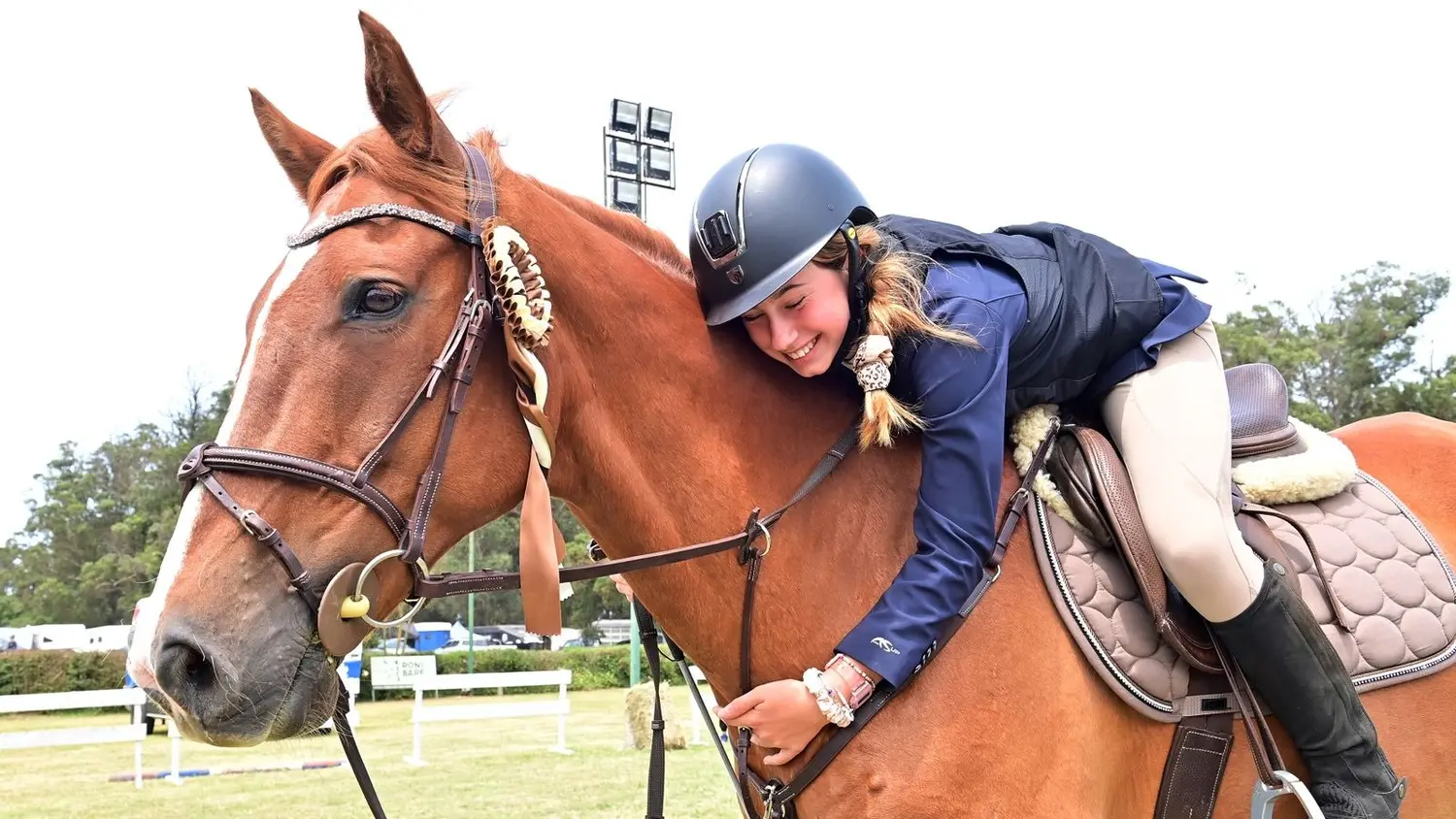 Feliz. Sara Ancía y su debut en la Copa de Verano