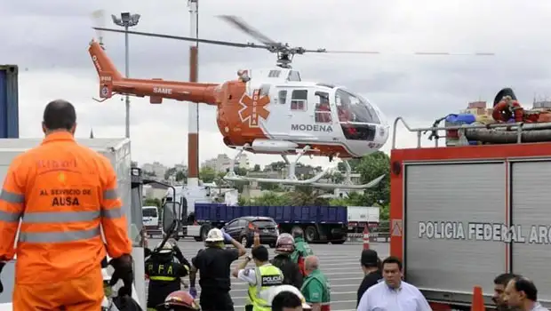 Tras el fatal accidente, nació una beba en plena autopista