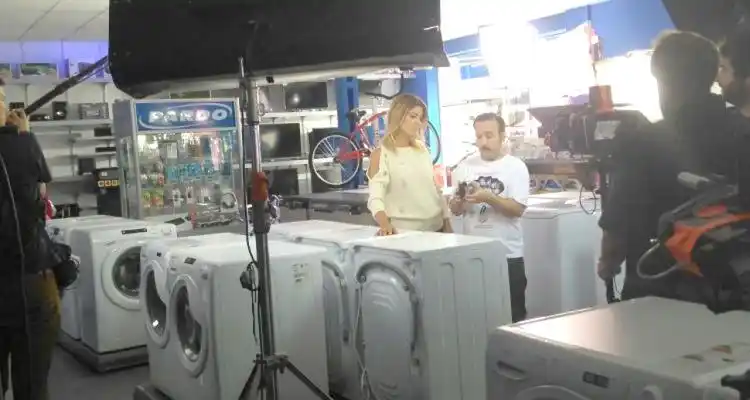 Eugenia Tobal filmó comercial en San Pedro