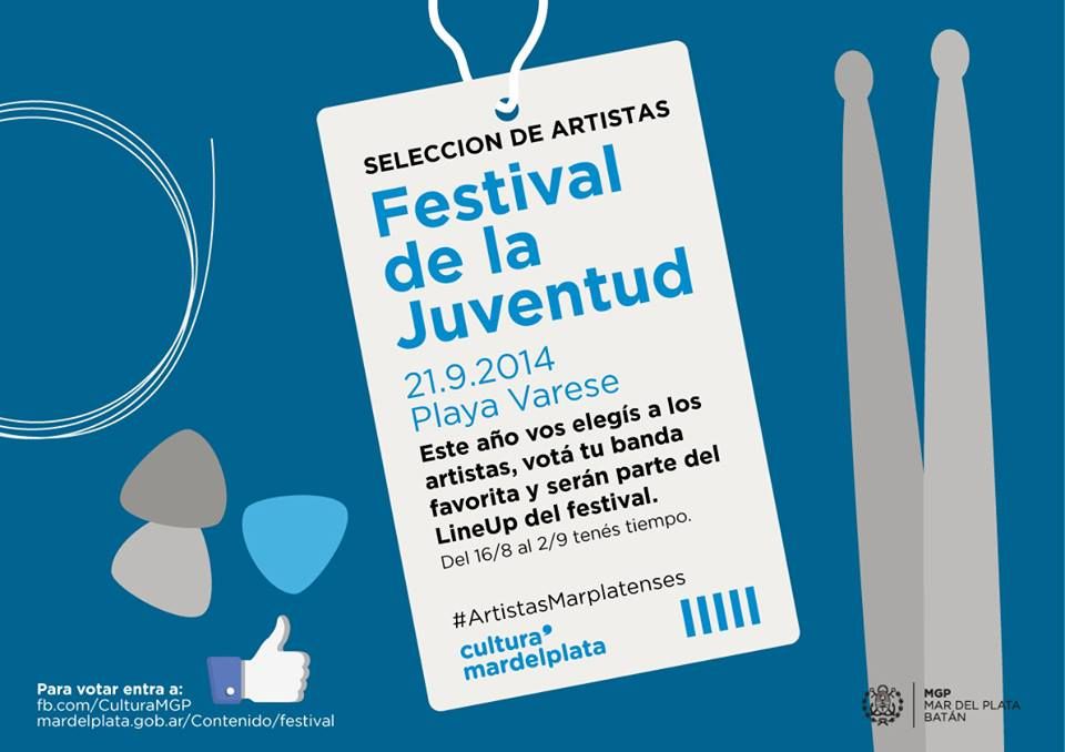 Mar del Plata: Llega nueva edición del "Festival de la Juventud"