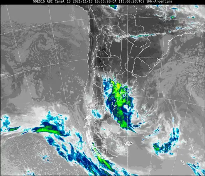 Alerta amarilla por fuertes vientos y tormentas para esta tarde