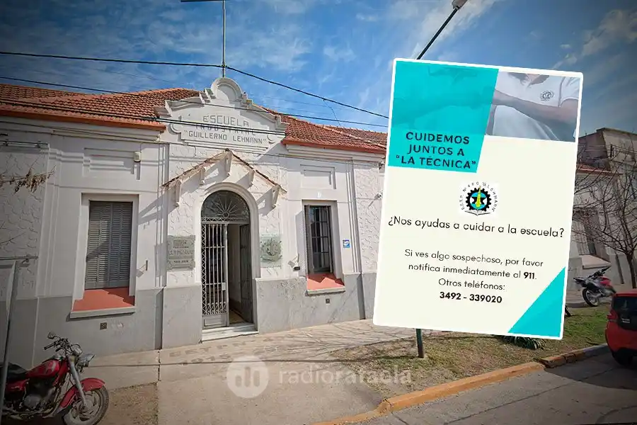 Nuevamente intentaron ingresar a robar en la EETP "Guillermo Lehmann" y piden ayuda a la comunidad