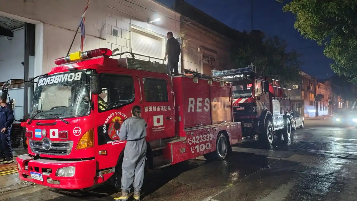 Los bomberos de Gualeguaychú intervinieron en un gran incendio que afectó más de mil hectáreas