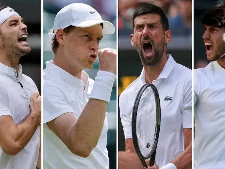 Se levarán a cabo las semifinales masculinas de Wimbledon 2025