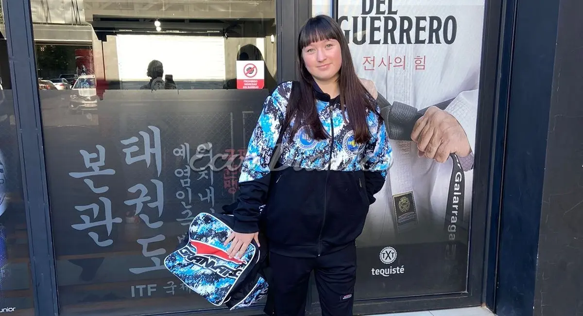 Morena Bazan, joven taekwondista que quiere entrar en la Selección Mayor