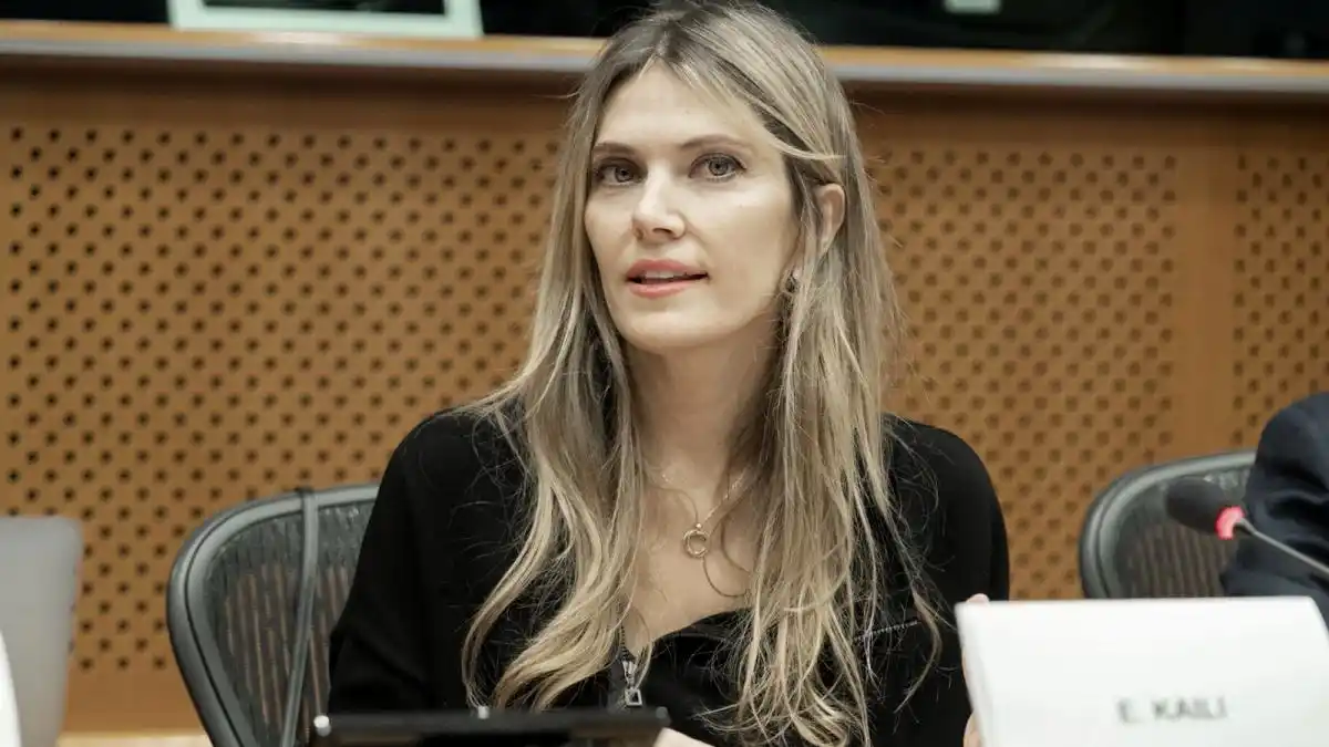 Eva Kaili, la vicepresidenta destituida.
