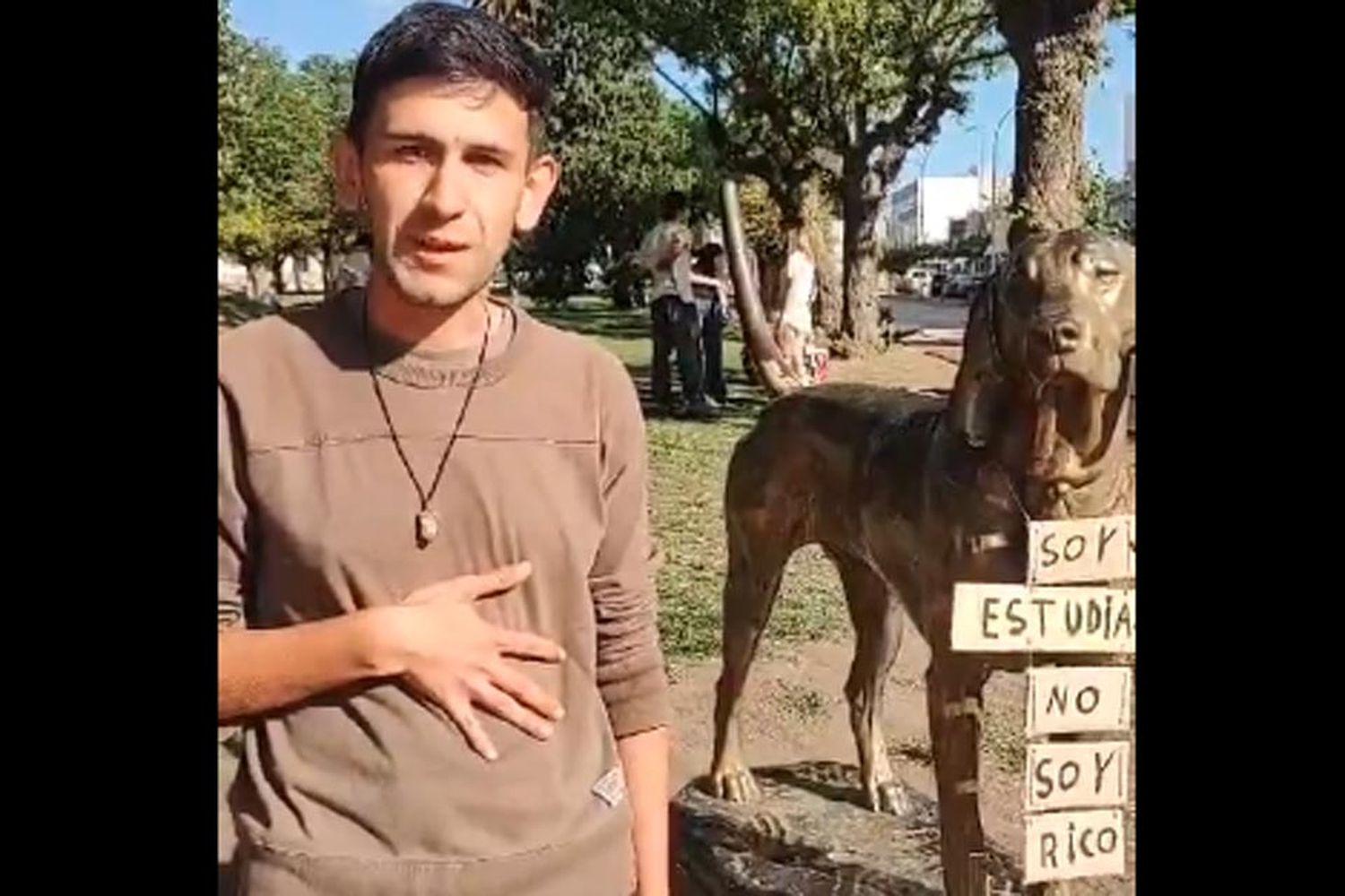 "Los pobres llegamos a la Universidad", la respuesta de un estudiante tandilense al presidente Milei