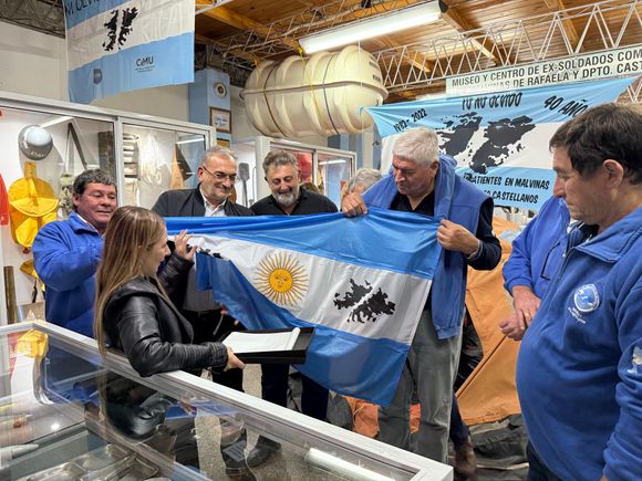 Calvo y Chivallero acompañaron a los excombatientes de Rafaela y el departamento Castellanos