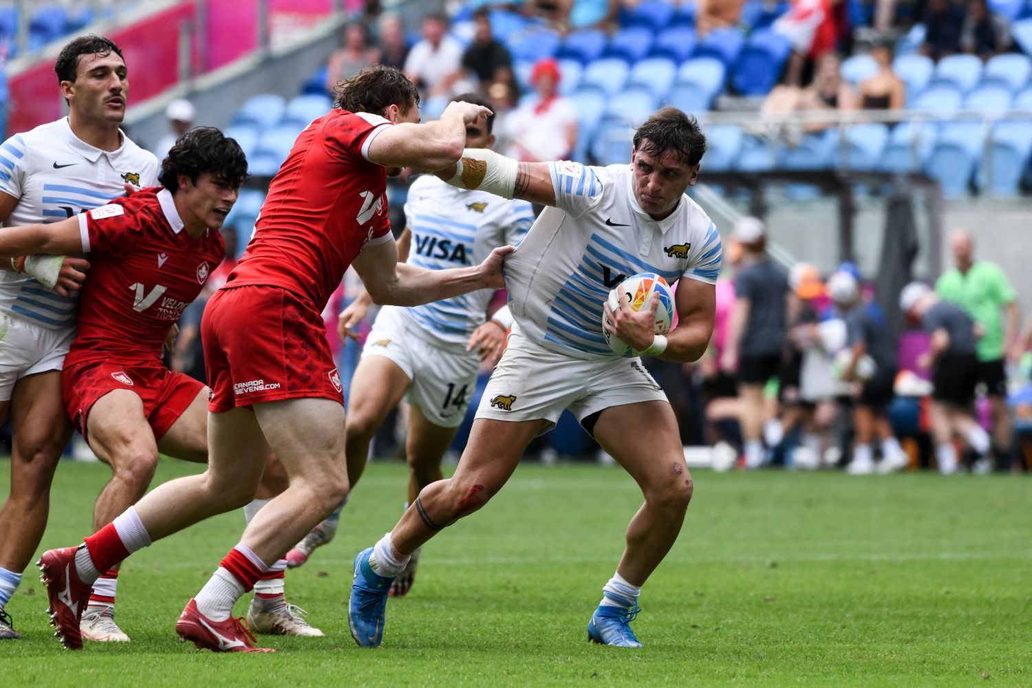 Los Pumas 7s debutan enfrentando a Canadá