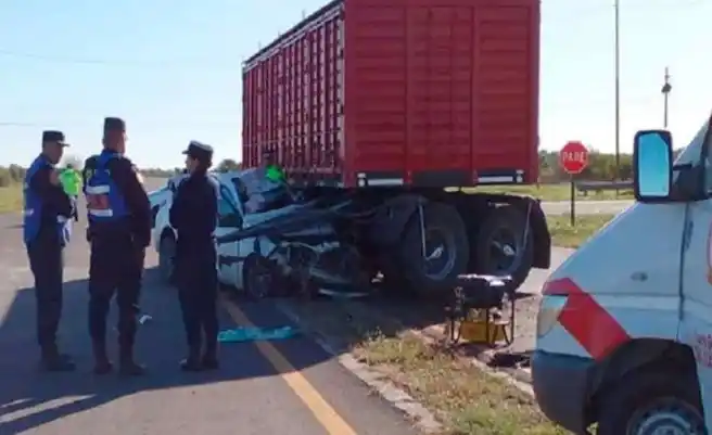 Un santafesino chocó y murió en un cruce de rutas en Entre Ríos