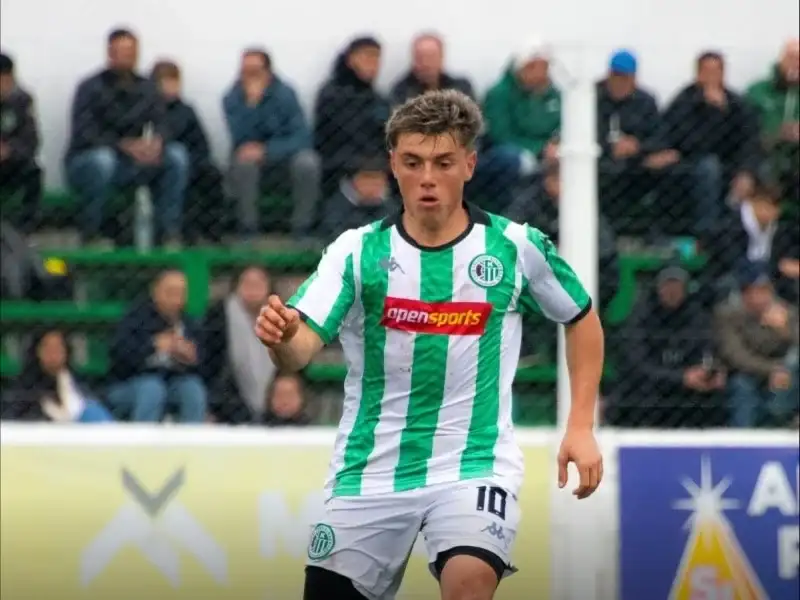 Mauricio Miori, el autor del gol de Kimberley.