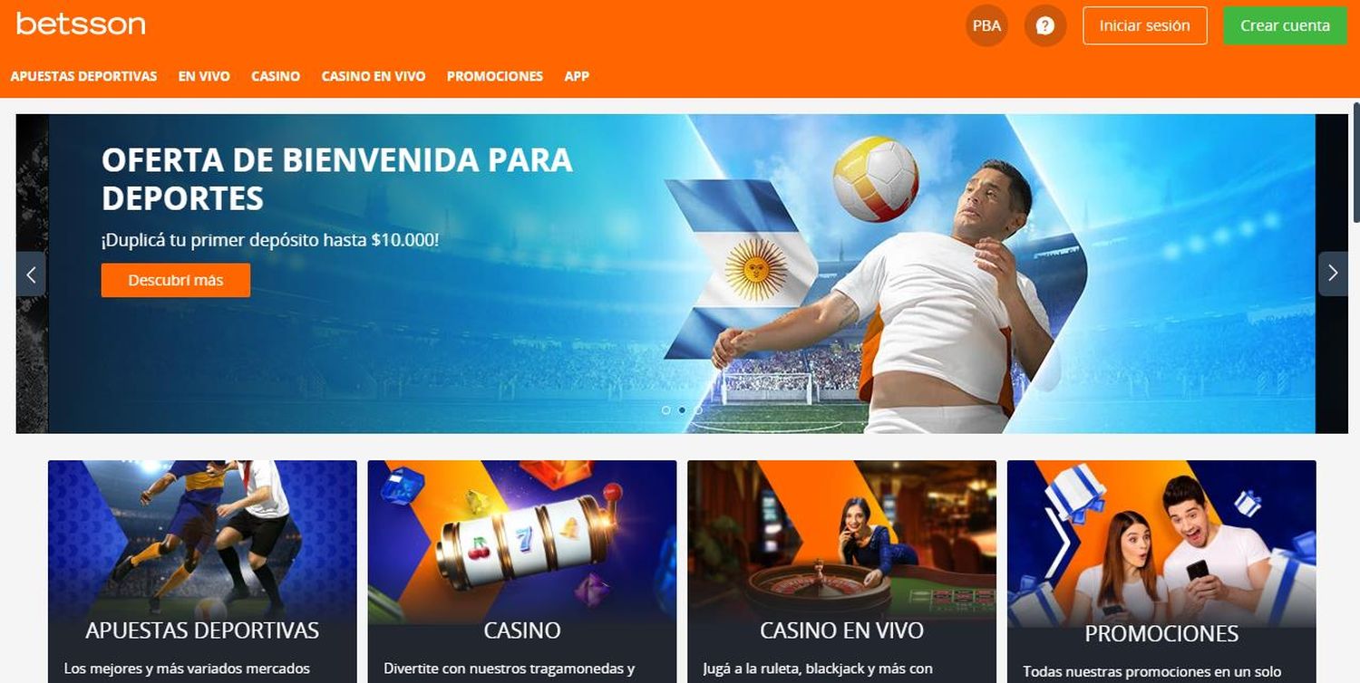 Betsson: La mejor casa de apuestas de Argentina ¡Atrévete a ganar dinero al jugar y apostar en tus deportes favoritos!