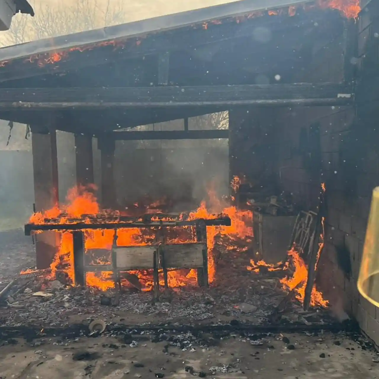 Incendio paraguay sur