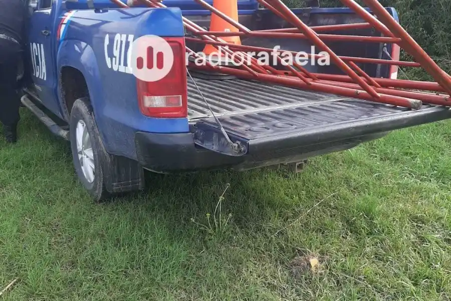 ¡Misterio en la calle P. Brusco! Andamios abandonados sin dueño