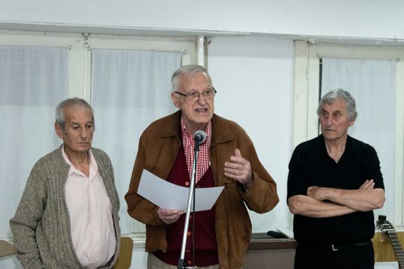 El relator Eduardo Maschi recibió un merecido homenaje