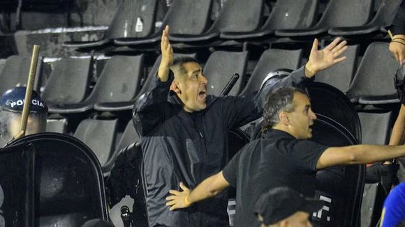Riquelme habló de los incidentes en Rosario y aclaró que la barra de Boca lo ayudó a frenar la violencia