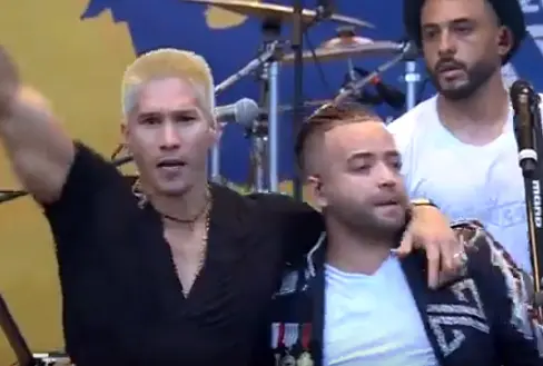 Se reconciliaron Chino y Nacho en el Venezuela Aid Live