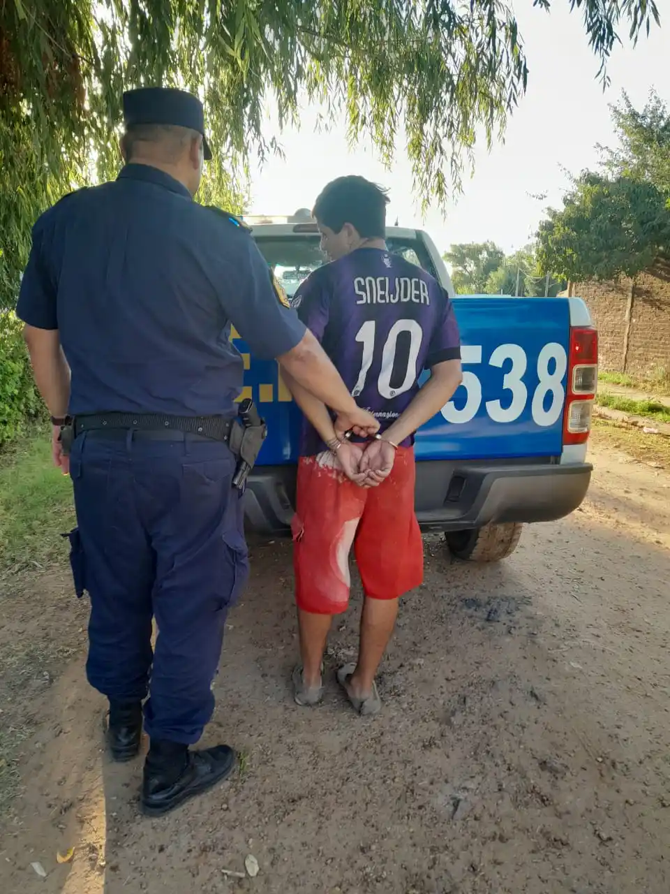Un hombre fue detenido por violar el arresto domiciliario