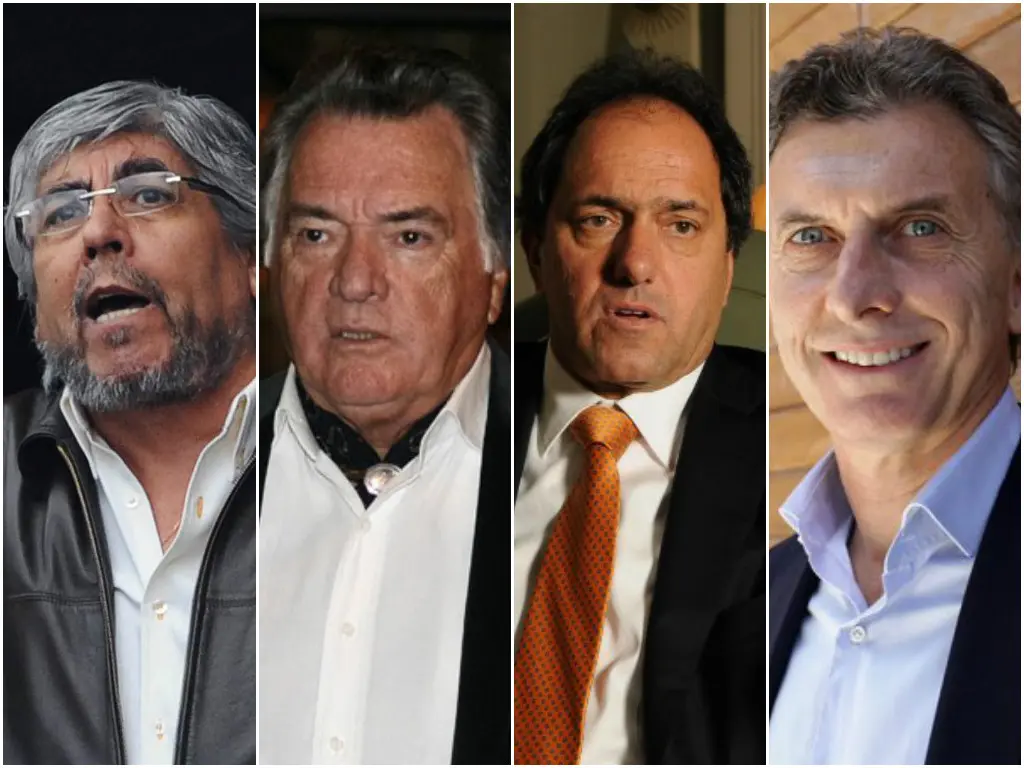 Moyano y Barrionuevo se reúnen por separado con Scioli y Macri 