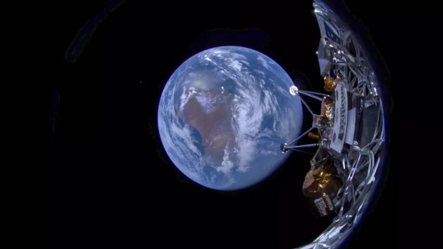 Sonda de empresa privada estadounidense transmitió  señal desde la Luna, donde se posó este #22Feb