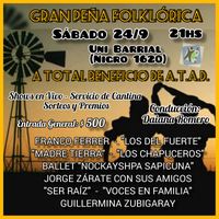 Peña folclórica a total beneficio, sábado 24 a las 21 en nigro 1620