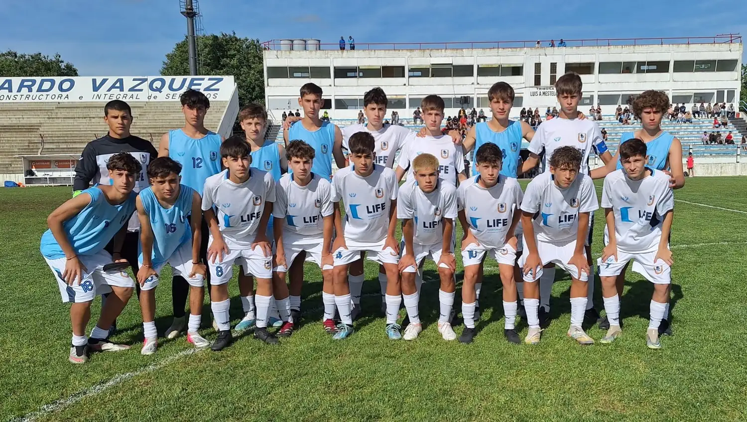 FOTO LIGA TANDILENSE DE FÚTBOL El seleccionado local.