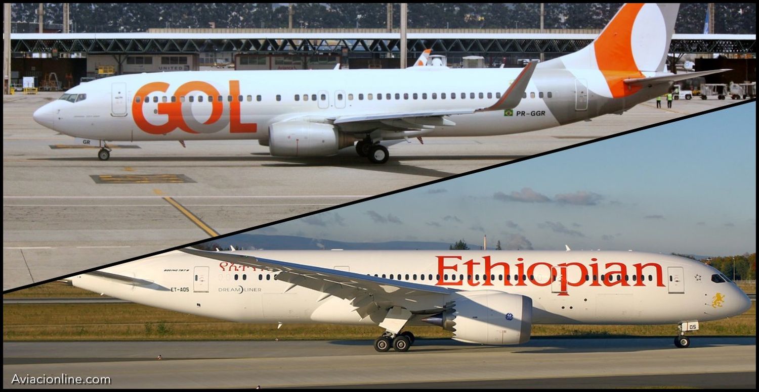 Gol y Ethiopian Airlines firman acuerdo de código compartido