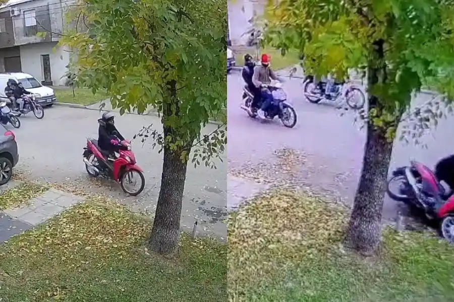 Santa Fe: violentos delincuentes hicieron derrapar a una joven para robarle la moto