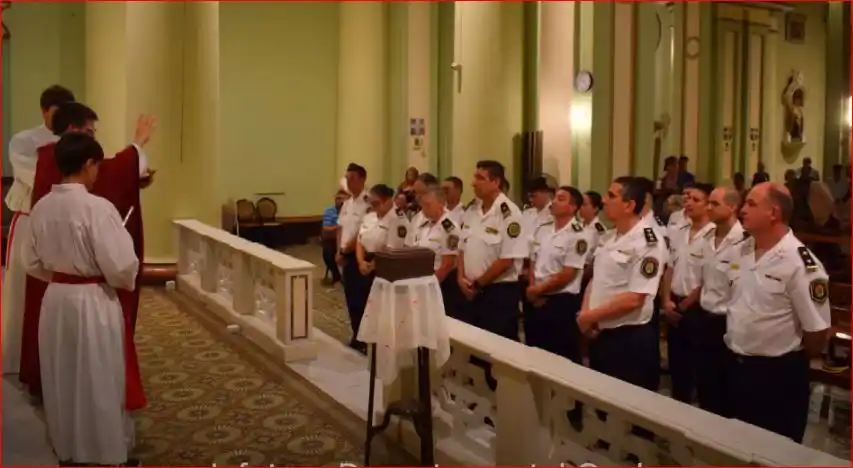 La Policía de Entre Ríos conmemoró el Día de San Sebastián, su Santo Patrono