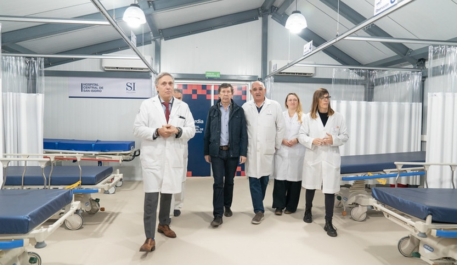 San Isidro: Posse inauguró la nueva guardia del Hospital Central y recorrió Baradero