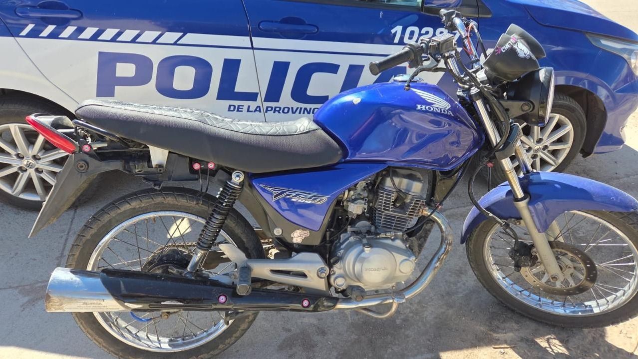 moto secuestrada
