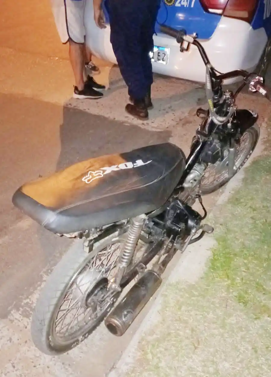Recuperan una moto con pedido de secuestro por hurto