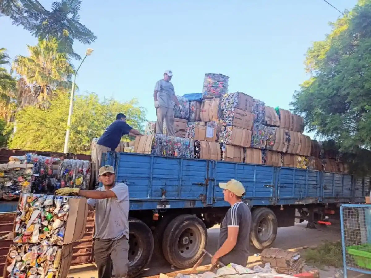 Economía circular: Morteros recolectó 5.700 kilos de PET, papel, cartón y latas