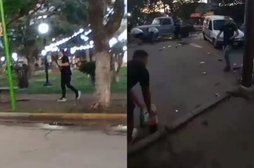 Enfrentamiento entre jóvenes