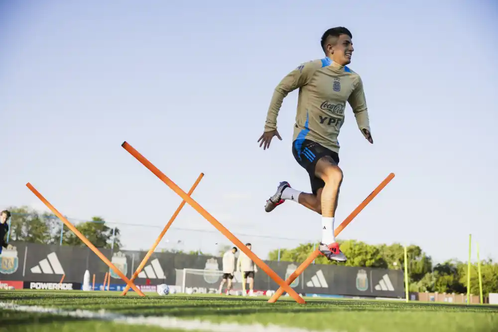 El plantel argentino empezó a moverse