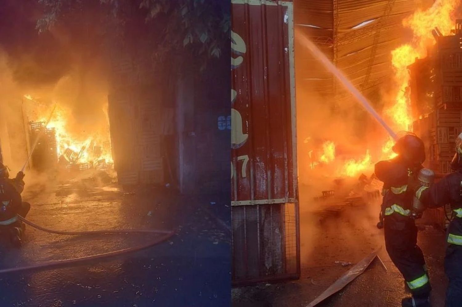 Incendio en el m¿Mercado de Abastecedores