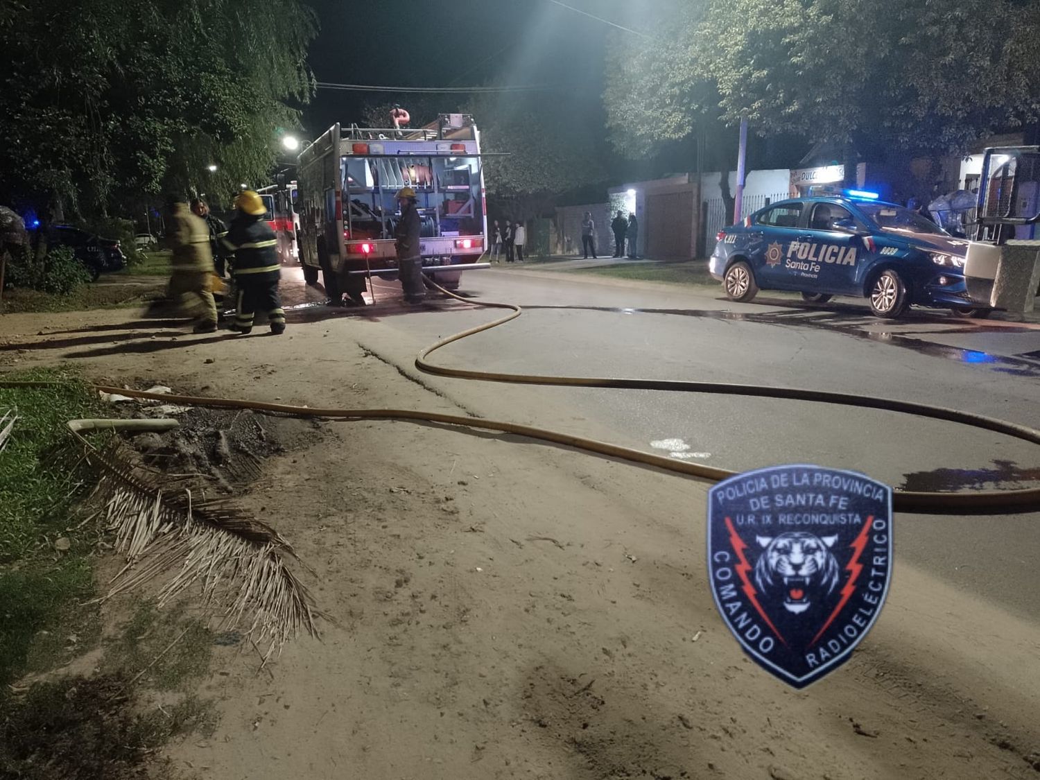 Se incendió una vivienda en Reconquista