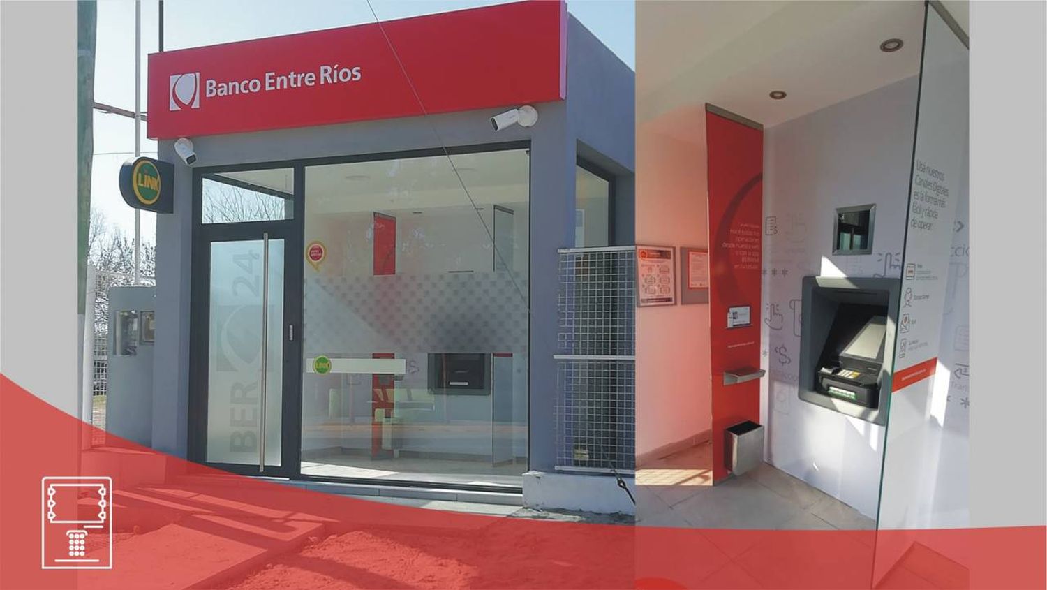 Estancia Grande: El Banco Entre Ríos inauguró el nuevo cajero automático