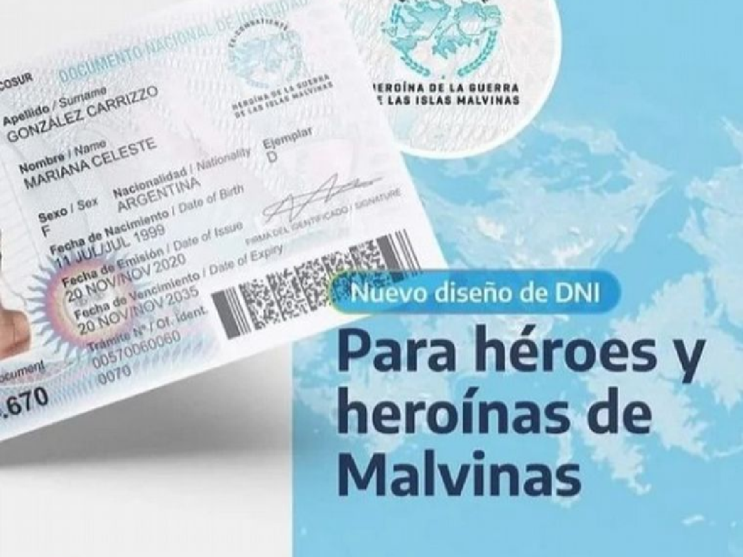 Homenaje a excombatientes: Nuevo DNI: de qué se tratan los cambios y quiénes deberán actualizarlo