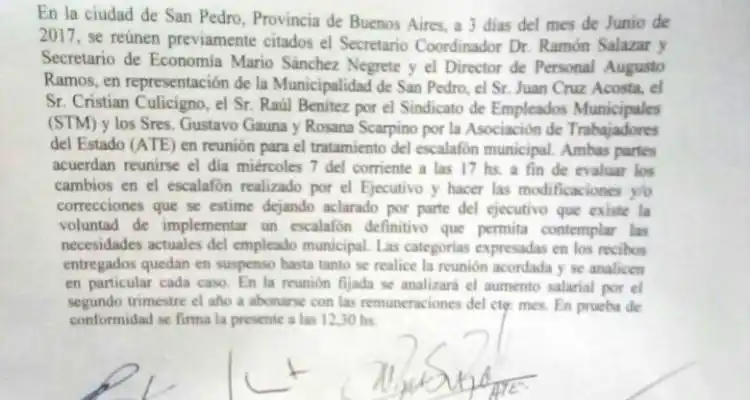 Polémica por la recategorización: Sindicatos recorren áreas para dialogar con los empleados