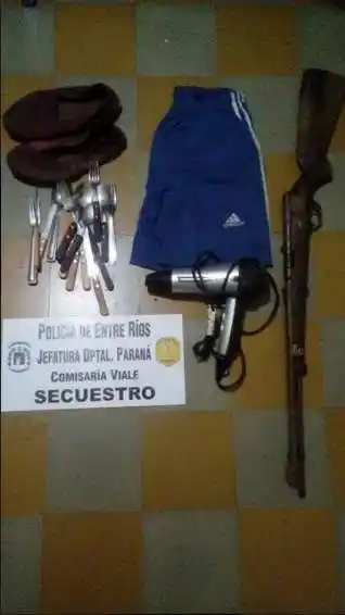 Recuperan elementos robados