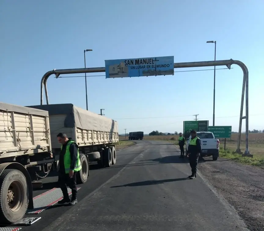 Operativos de control en las rutas del distrito