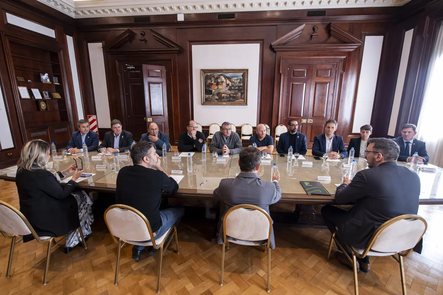 Firma del convenio con ocho municipios
