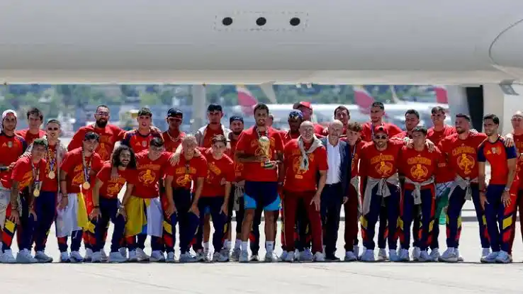 Selección de España campeona del mundo.